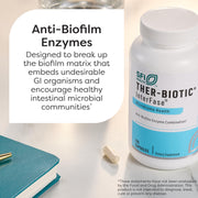SFI Health Ther-Biotic InterFase bottle label closeup showing enzyme blend for gut balance