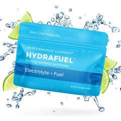 SGC HydraFuel bottle closeup with Margarita flavor and refreshing hydration.
