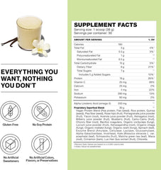 Shakeology Vanilla bottle pouring shake into a glass for convenient post-workout recovery