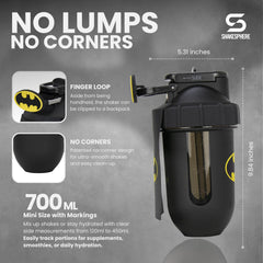 SHAKESPHERE Batman Edition cape accessory shown with emblem for display and cosplay cues.