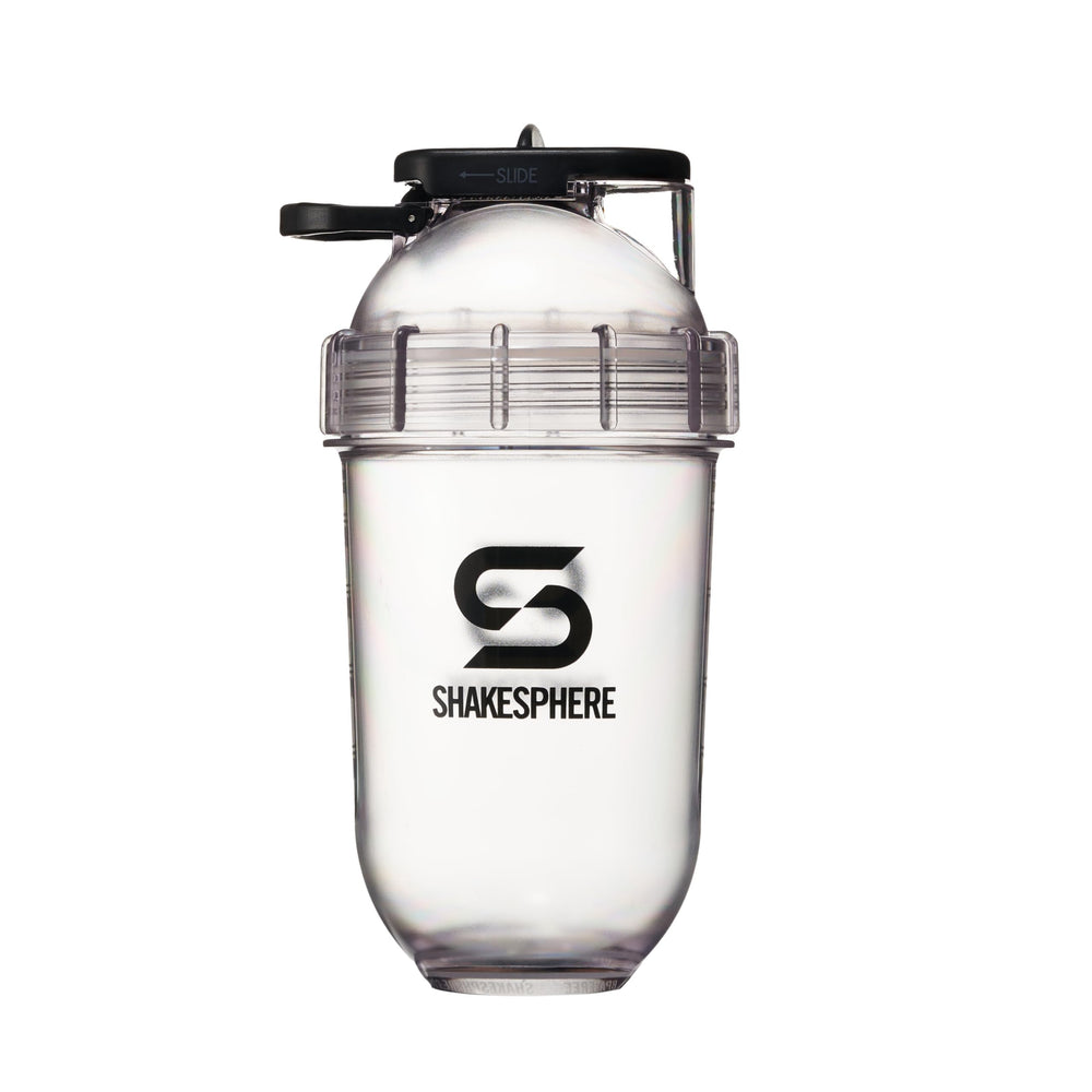 SHAKESPHERE Mini Shaker bottle with steel cap for leak-proof on-the-go hydration.