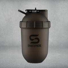 SHAKESPHERE capsule-design highlights blade-free mixing for smooth shakes.
