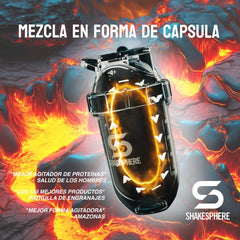 SHAKESPHERE leak-proof slide cap keeps shake secure during travel