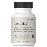 Shaklee CarotoMax bottle front shows softgels for eye support.