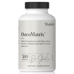 Shaklee OsteoMatrix bottle with caplets for daily bone support