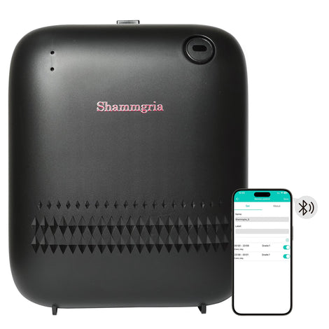 Shammgria battery-powered diffuser front view with 150ml capacity for long-lasting aroma