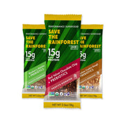 SHANTI BALANCE Save the Rainforest blueberry matcha bar with prebiotics supports gut-friendly digestion
