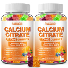 SHAPEINGIRL calcium citrate 1200mg bottle – convenient daily calcium support.