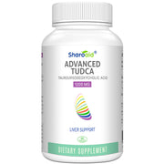Sharoaid TUDCA bottle front view for daily liver support and digestive wellness.