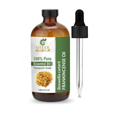 Sheer Essence Frankincense oil bottle with pour for diffuser use