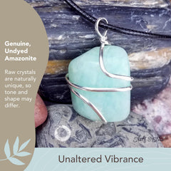Amazonite necklace box packaging highlights gift-ready presentation from Shelf and Stone.