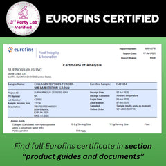 Shifaa Nutrition unflavored collagen powder pour demonstrates versatile mixing into drinks.