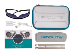 SHINE Tendlite Pro warmth and relief during knee therapy session
