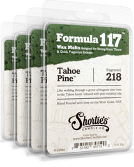Shortie's Tahoe Pine wax melts bulk pack with pine scent for a fresh cabin vibe.