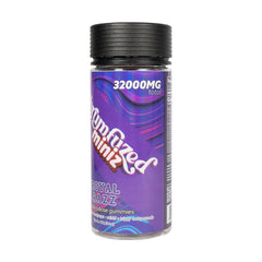Shrumfuzed Miniz foil packaging showing secure seal and bottle