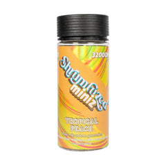 Shrumfuzed Miniz tropical peach bottle promotes daily focus and energy.