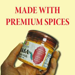 SHUBHAAVYA RASA label shows all-natural, no-preservatives claim