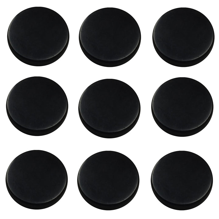 Shungite World 9pcs round stickers on device, 30 mm, potential shielding on electronics