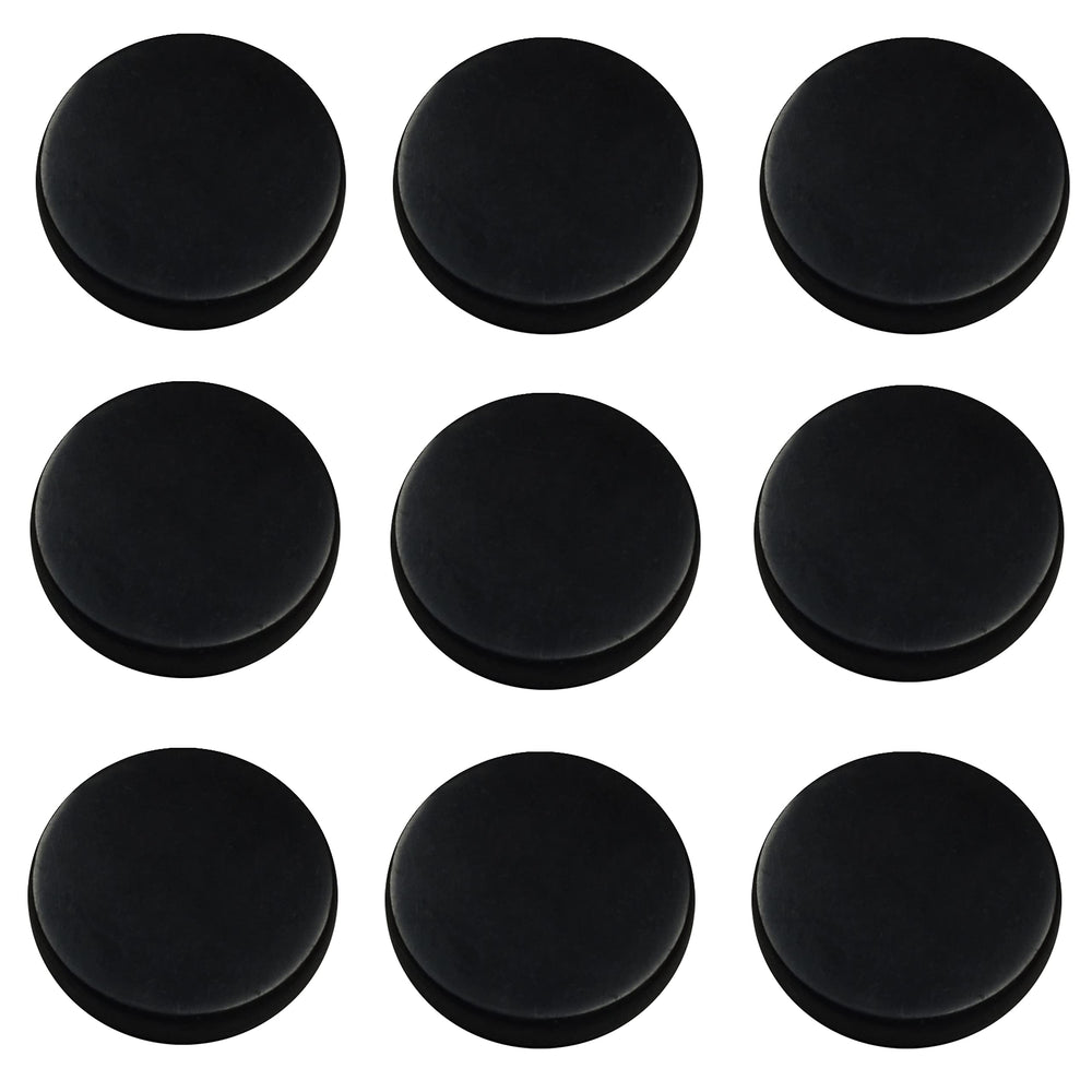 Shungite World 9pcs round stickers on device, 30 mm, potential shielding on electronics