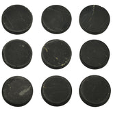Shungite World 50mm cell-phone sticker on a phone may catch frequencies near the device.