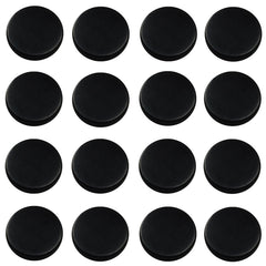 Shungite World 16-piece stickers on a device with polished 40 mm stones for grounding energy.