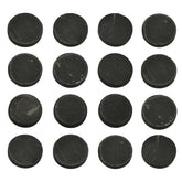 Shungite World 50mm sticker on phone for grounded energy.