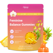 Shytrouy Balance bottle with pineapple gummies for on-the-go daily support