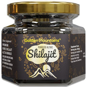 Siberian Green Shilajit resin jar shows premium Altai purity for daily use.