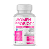 SigmaBiotics Women's Probiotics bottle front shows 150B CFU and 34 strains for gut support