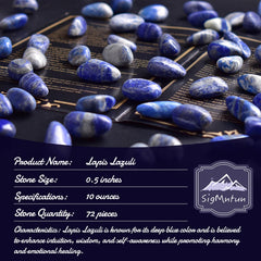 SigMntun lapis lazuli stones closeup highlights deep blue hues and glossy finish