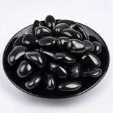 SigMntun Obsidian Healing Crystal Set: 24 polished stones for meditation and balance.