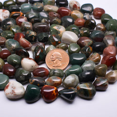 SigMntun ocean jasper pebbles with a smooth finish for tactile grounding