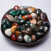SigMntun polished Ocean Jasper 72-piece set for stylish home décor and energy work