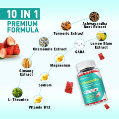 Sijigood Ashwagandha gummies 60-count pack shown for daily balance