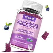 Sijigood Glucosamine Chondroitin Gummies bottle showing convenient joint support for daily activity