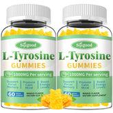 Sijigood L-Tyrosine Gummies bottle with mango flavor and vegan formula for daily focus