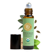 Silk Road Organic Muscle Relief roll-on package ready-to-use natural relief for sore muscles