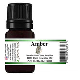 Silky Scents Amber Essential Oil bottle with amber glass preserving aroma.