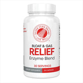 Silver Fern bloat-relief bottle showing 30 servings for on-the-go support.