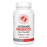 Silver Fern Ultimate Probiotic bottle front showing 60 capsules for daily gut health