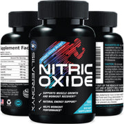 SilverOnyx Extra Strength Nitric Oxide bottle for enhanced workout endurance