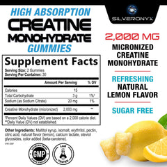 Close-up of SilverOnyx lemon flavored gummies showing texture and refreshing taste.