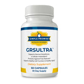 Simple Promise GRS Ultra bottle with capsules for daily antioxidant support.