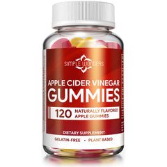 SIMPLE WONDERS Apple Cider Vinegar Gummies bottle for daily wellness routine.