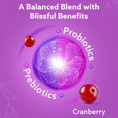 Closeup of Simpleme probiotics capsules with prebiotic ingredients for gut health.