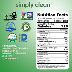Simply Teras whey scoop, convenient measurement for protein shakes.