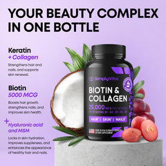 SimplyVital skin radiance close-up suggesting healthy glow