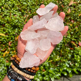 Simurg raw clear quartz rough chunk for cabbing and lapidary work