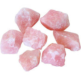 Simurg raw rose quartz stone 1lb shows natural beauty for cabbing and polishing.