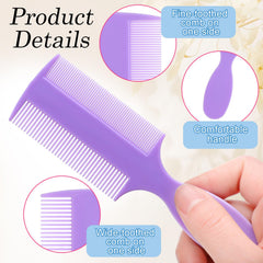 Singhoow six-color fine-tooth combs set for daily hair care